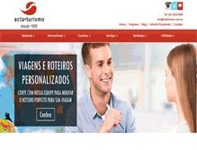 Tablet Screenshot of actaturismo.com.br